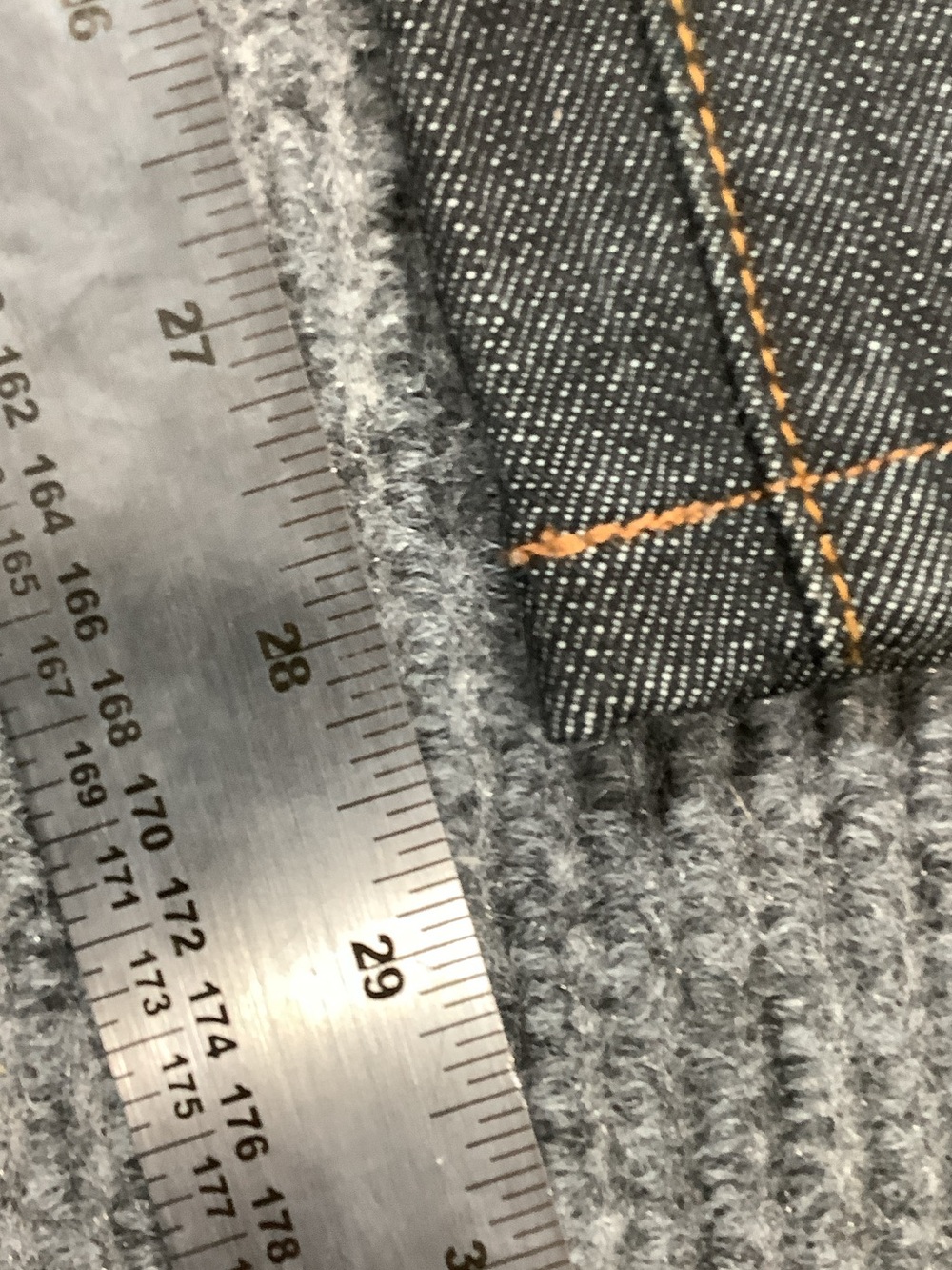 Agave Men's Straight Jeans - Faded Charcoal - Picture 2 of 4